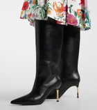 Gucci Bombshell leather knee-high boots