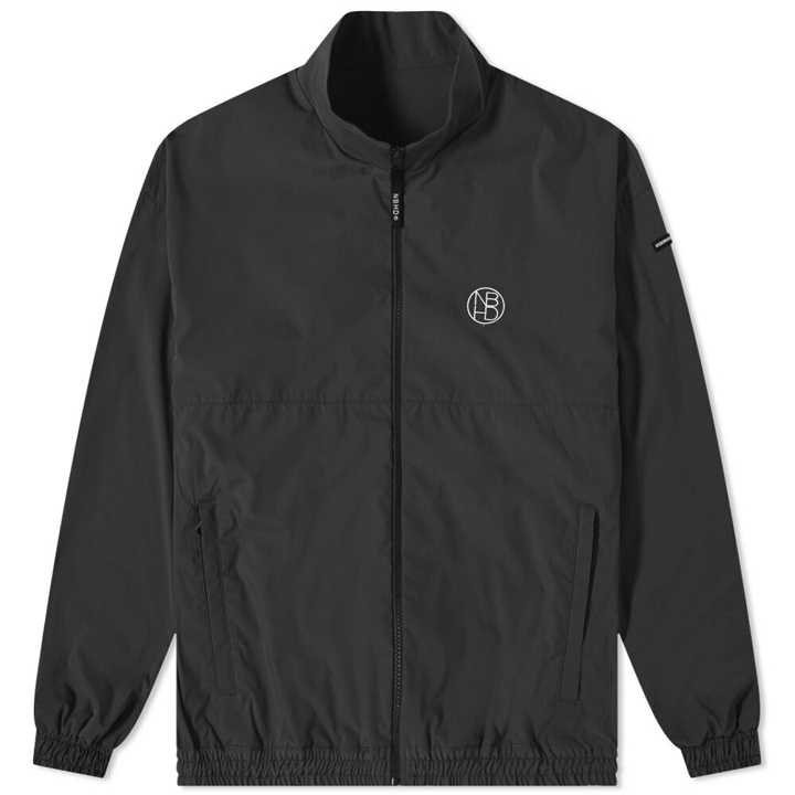 Photo: Neighborhood Men's Poly Stand Track Jacket in Black