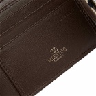 Valentino Men's V Logo Wallet in Natural/Nero/Fondant