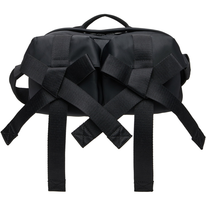 Photo: Simone Rocha Black Beaded Classic Bow Crossbody Bag