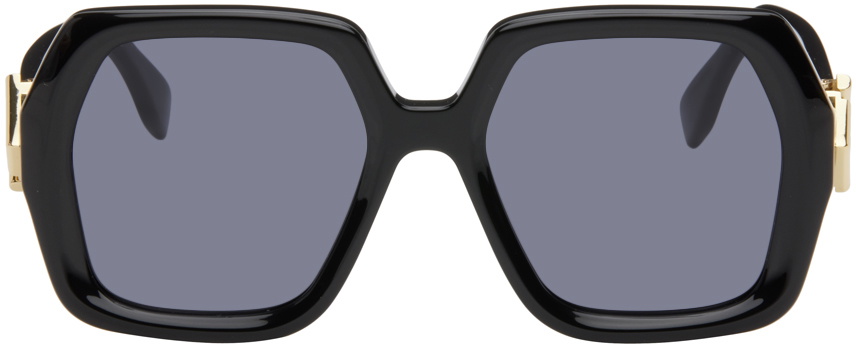Fendi Diagonal FF Sunglasses Black - FENDI