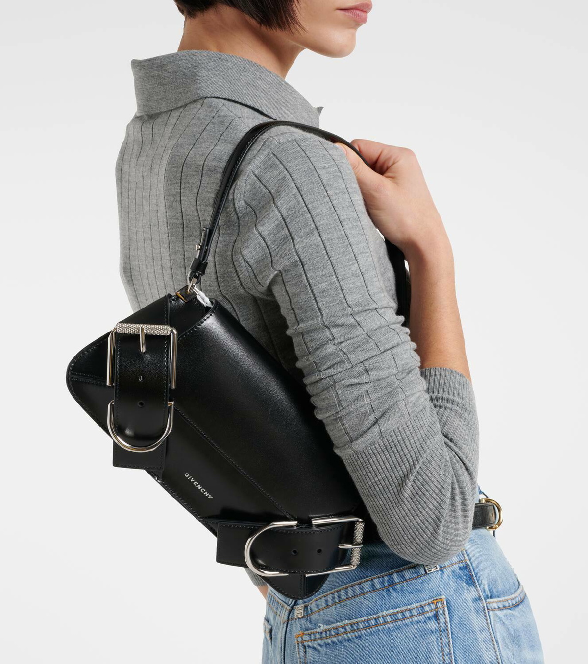 Givenchy Voyou Small leather shoulder bag Givenchy