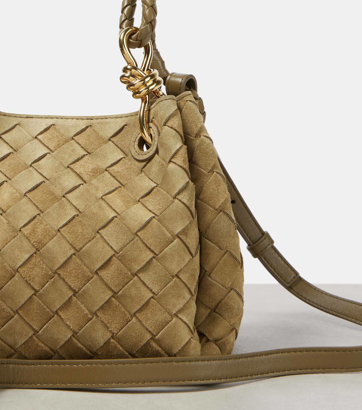 Bottega Veneta Parachute Small suede shoulder bag Bottega Veneta