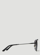 Aviator Frame Sunglasses in Black