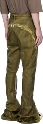 Rick Owens DRKSHDW Green Porterville Bolan Banana Jeans