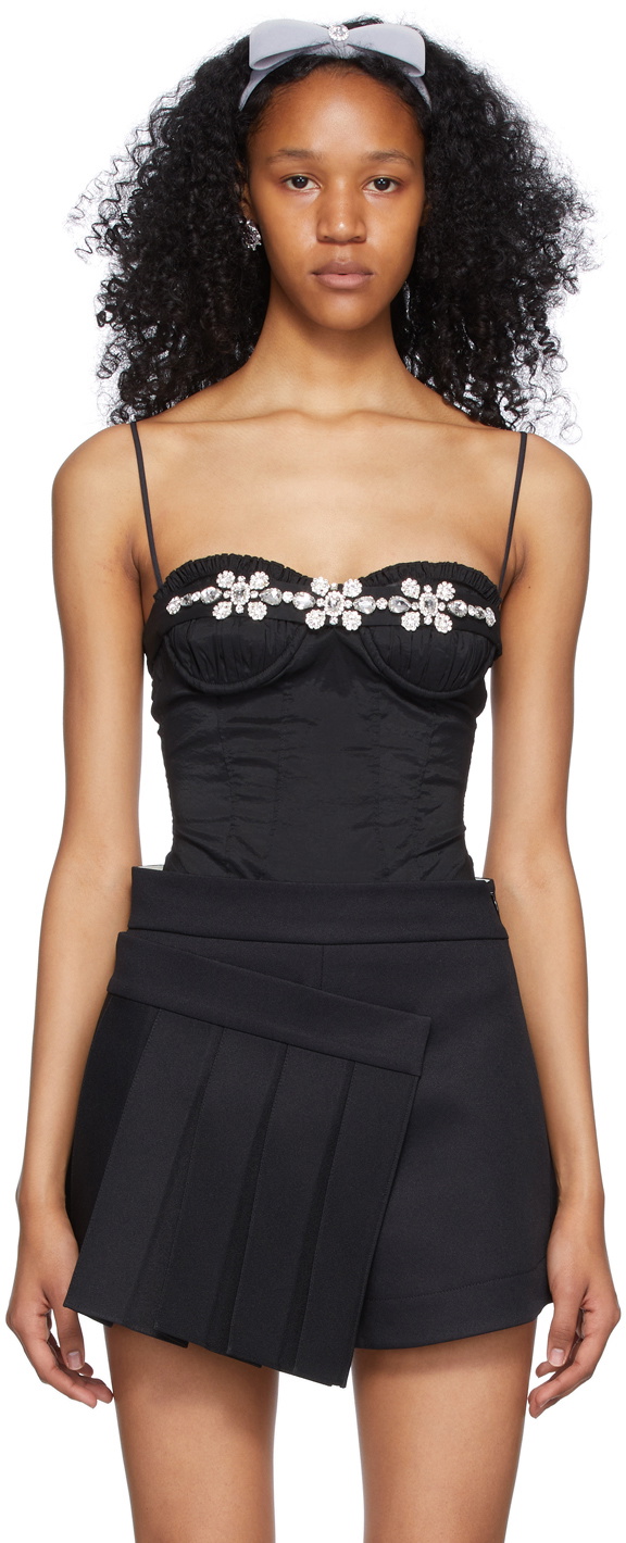Shushu/Tong Black Crystal Bodysuit Shushu/Tong