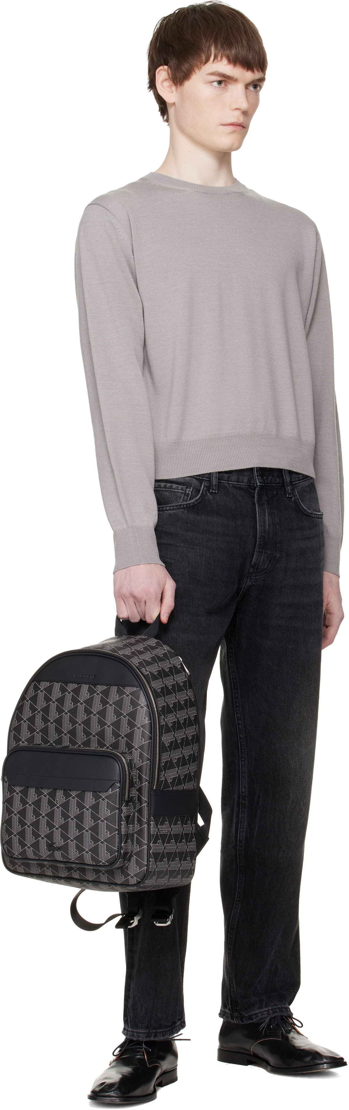 Lacoste Black 'The Blend' Backpack