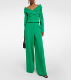 Dorothee Schumacher Off-shoulder double-breasted jumpsuit