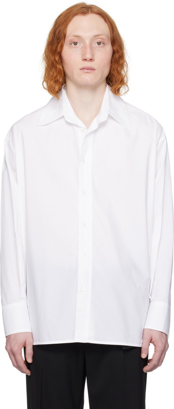 Photo: MM6 Maison Margiela White Buttoned Shirt