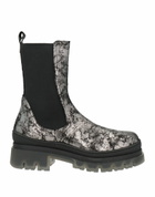 Manila Grace Womens Ankle boots in Silver