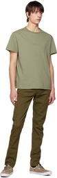 Nudie Jeans Khaki Easy Alvin Trousers