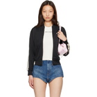 Palm Angels Black Classic Logo Track Bomber Jacket
