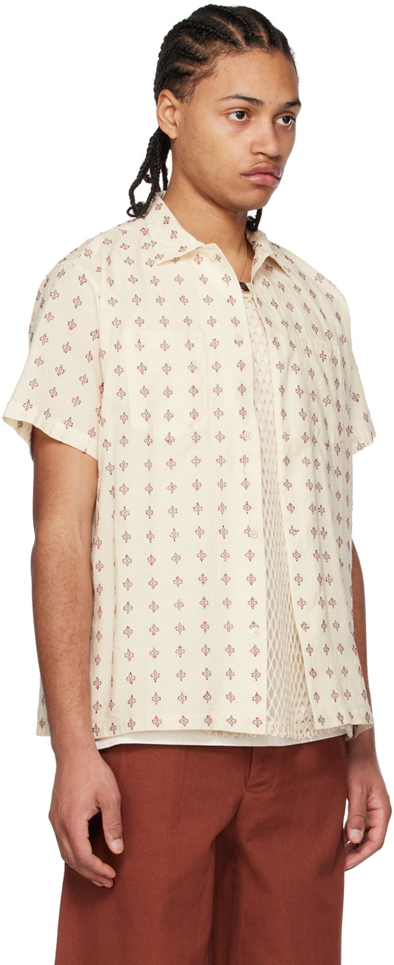 Bode Beige Chrystie Shirt Bode