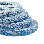 Space Available Men's Clouded Peace Coaster - Set Of 4 in Blue Wave
