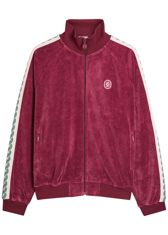 Photo: DRÔLE DE Monsieur La Veste Survêtement Velours Terry Track Jacket Red