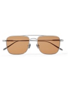 Brioni - Aviator-Style Silver-Tone Sunglasses