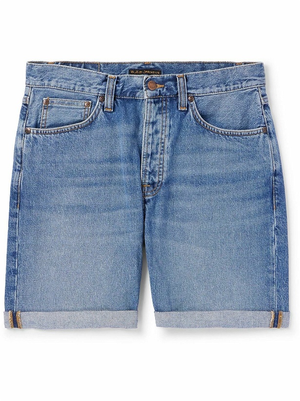 Photo: Nudie Jeans - Josh Straight-Leg Denim Shorts - Blue