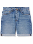 Nudie Jeans - Josh Straight-Leg Denim Shorts - Blue