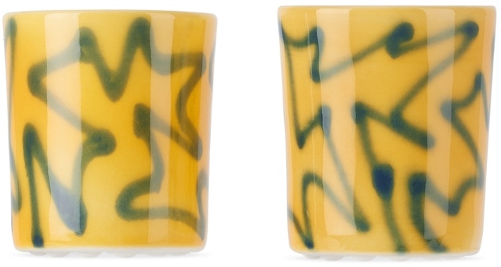 Photo: Carne Bollente Yellow Frizbee Ceramics Edition Only Lovers Cup Set