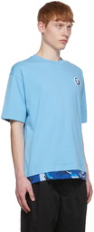 AAPE by A Bathing Ape Blue Cotton T-Shirt