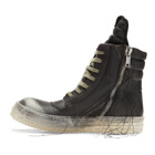 Rick Owens Black Bluejay Geobasket High-Top Sneakers