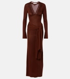 Aya Muse Lace-trimmed maxi dress