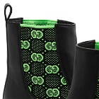 Gucci Men's GG Elastic Chelsea Boot in Black