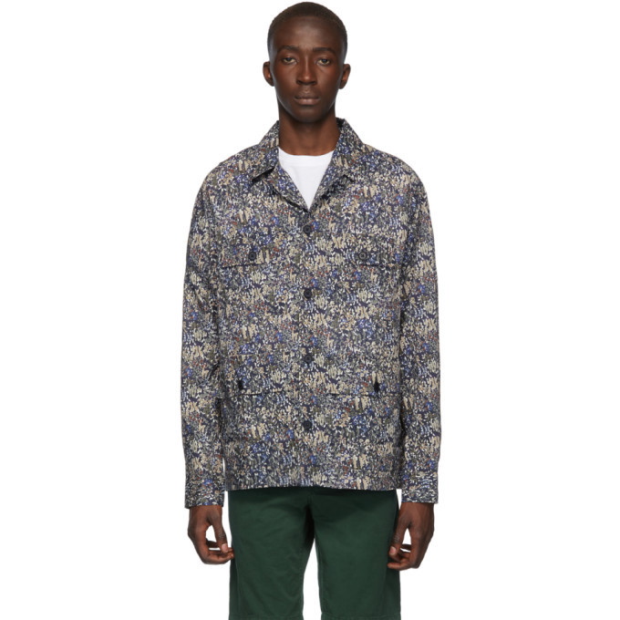 Photo: Norse Projects Green Lawn Print Mads Shirt