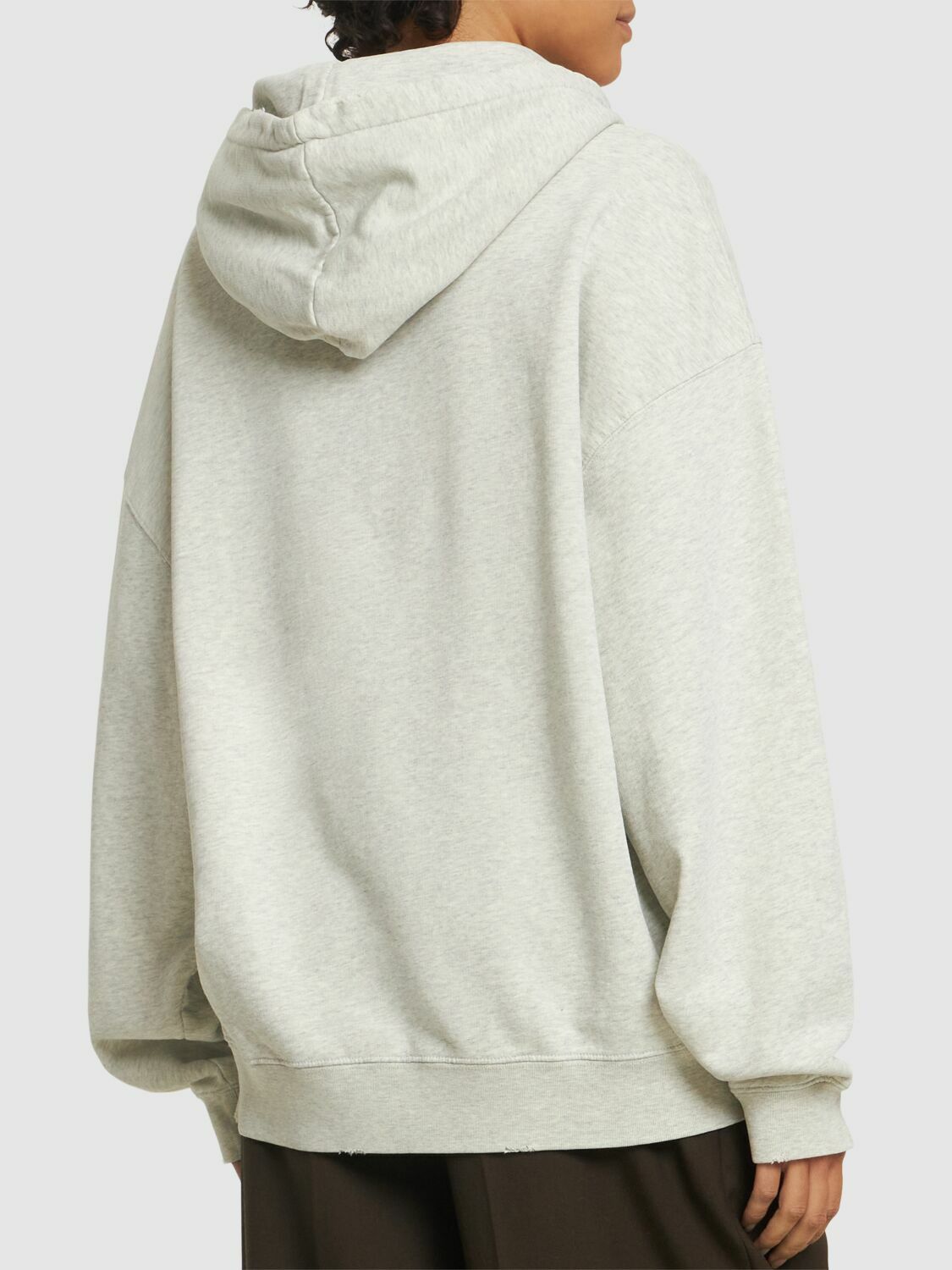 ANINE BING Harvey Logo Jersey Sweatshirt Hoodie