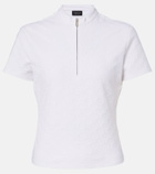Gucci GG jersey jacquard half-zip top