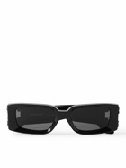 Off-White - Roma Logo-Embellished Rectangular-Frame Acetate Sunglasses