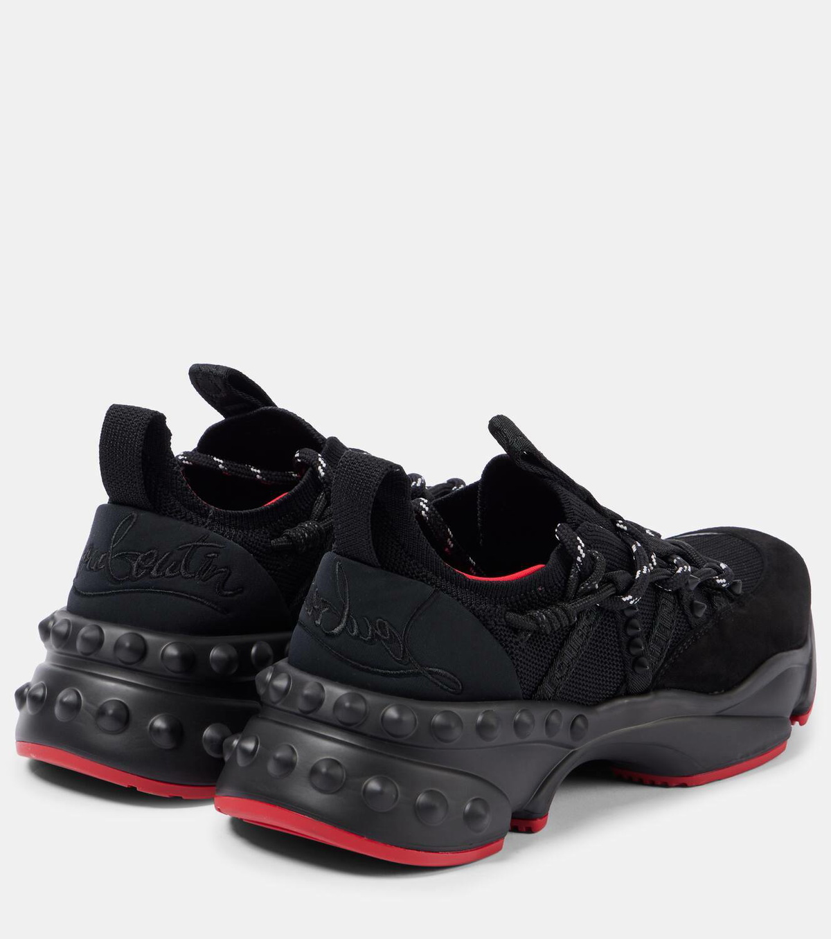 Christian Louboutin Trailnrun suede-trimmed sneakers Christian