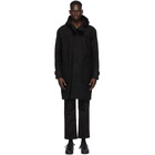 Nudie Jeans Black Danne Duffle Coat