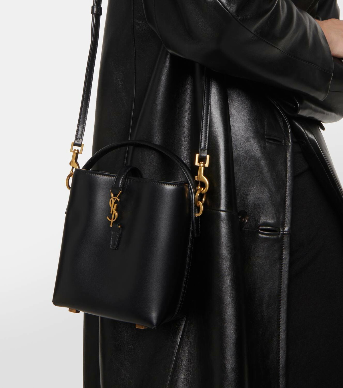 Saint Laurent Le 37 Mini leather bucket bag Saint Laurent