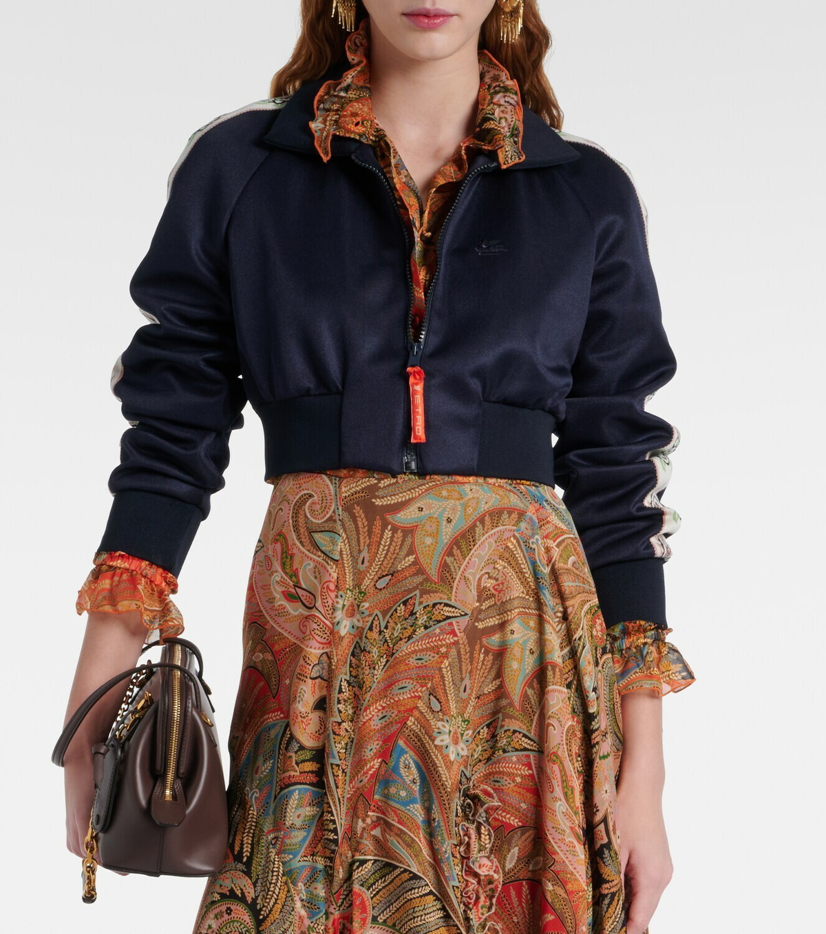 Etro Cropped track jacket
