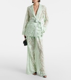 Dolce&Gabbana Belted lace blazer