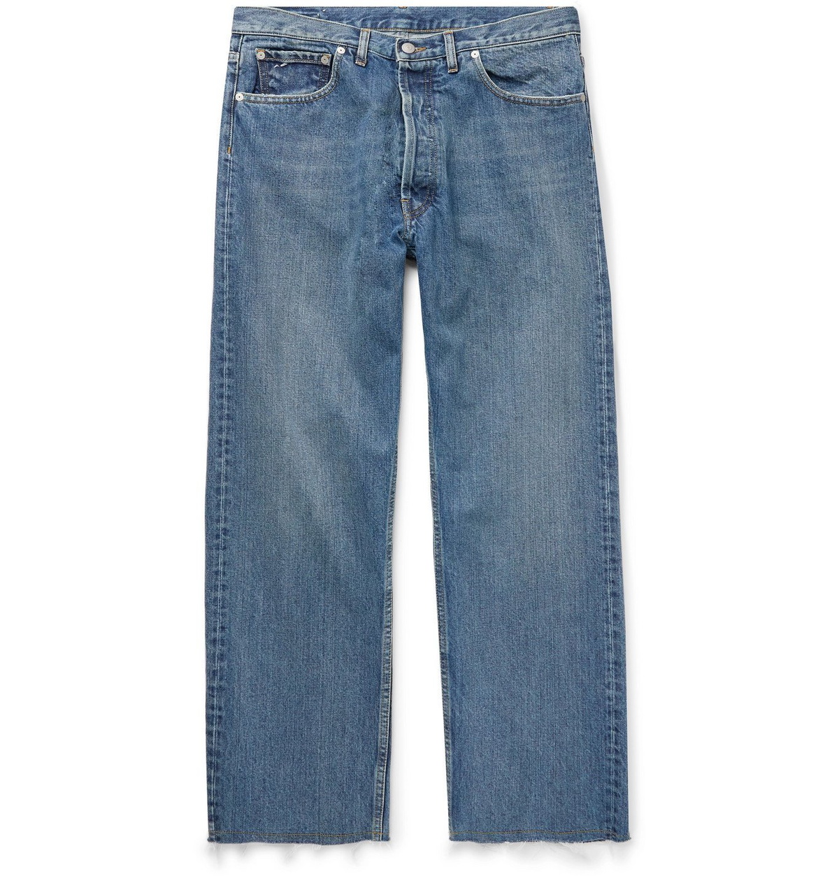 MAISON MARGIELA - Cropped Denim Jeans - Blue Maison Margiela