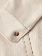 Loro Piana - Cotton, Silk and Cashmere-Blend Overshirt - Neutrals