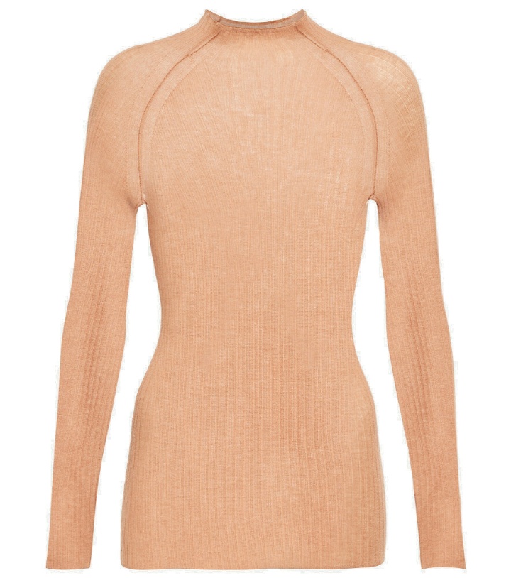 Photo: Wolford - Mock neck wool top