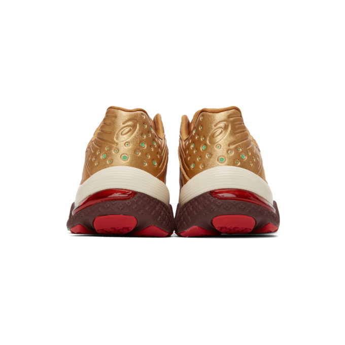 Kiko Kostadinov Gold Asics Edition Gel-Teserakt Sneakers Kiko