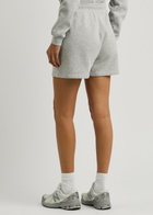 Represent Owners Club Logo Cotton Shorts Light Grey