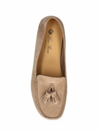 LORO PIANA - Dot Sole Suede Loafers