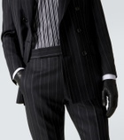 Tom Ford Striped wool straight pants