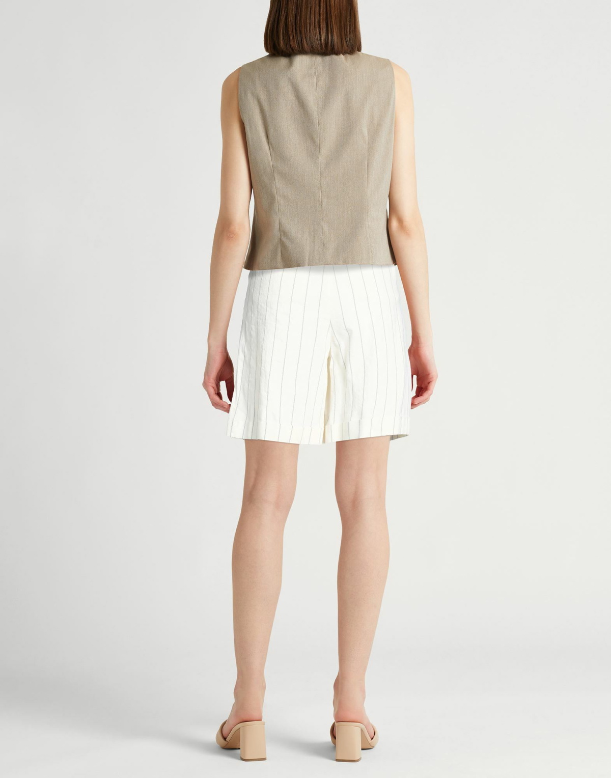 Peserico Womens Shorts & Bermuda Shorts Ivory