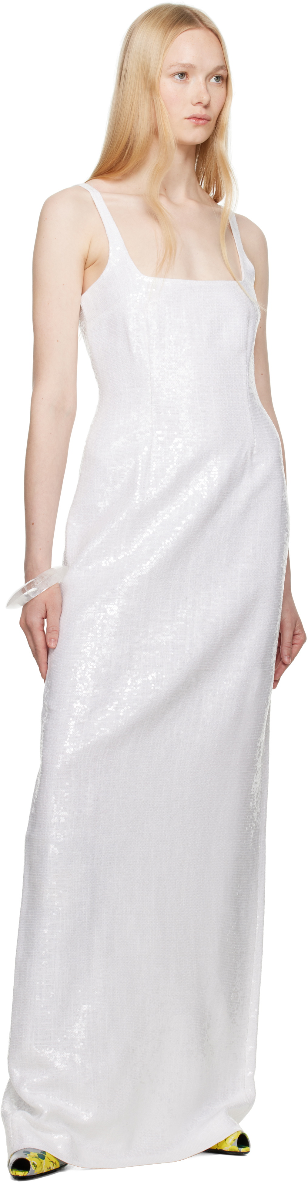 16Arlington White Electra Maxi Dress