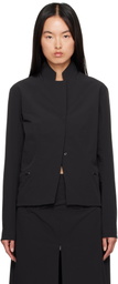 JOHANNA PARV Black Tech Suit Jacket