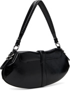 GANNI Black Kat Baguette Bag