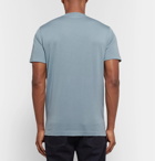 Berluti - Cotton and Mulberry Silk-Blend T-Shirt - Men - Sky blue