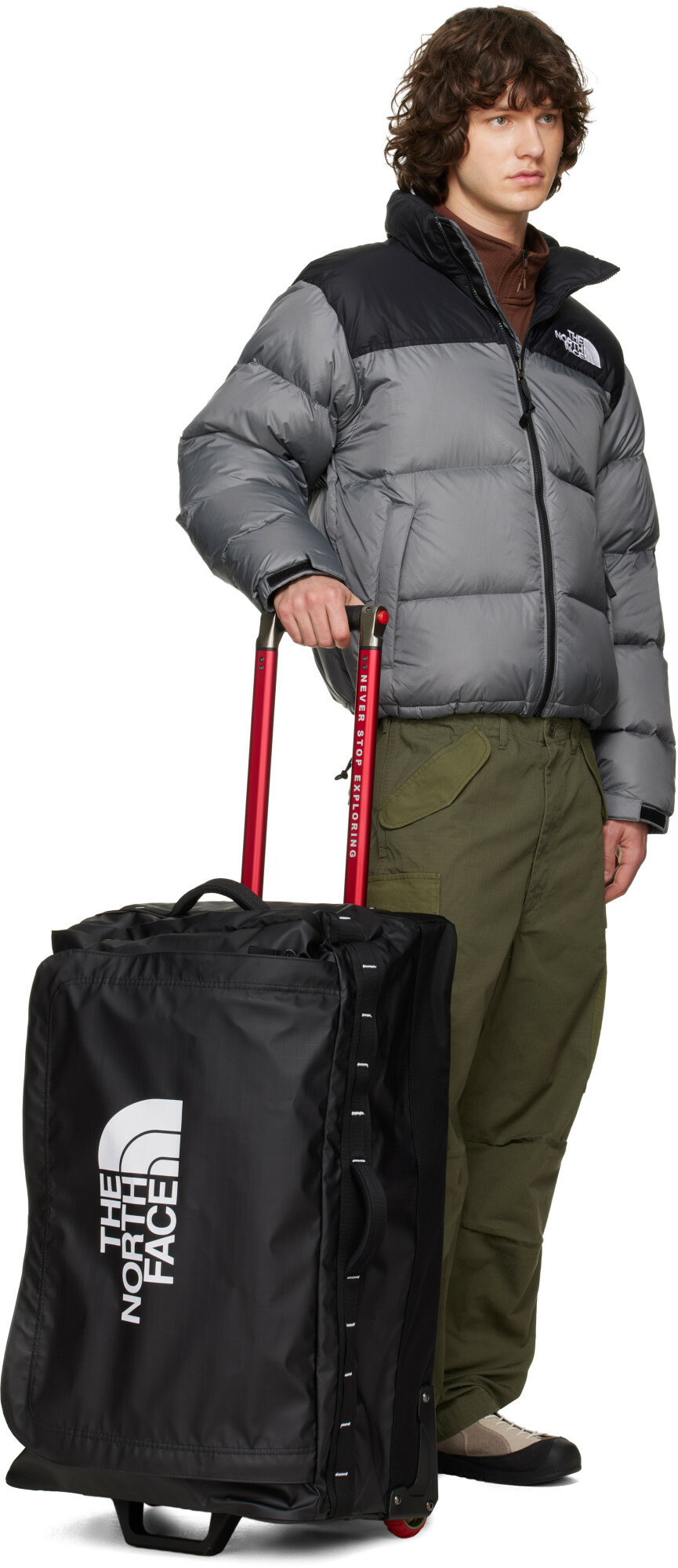 The North Face Black Base Camp Rolling Thunder 28 Suitcase