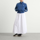 Adidas Women's Adicolor Denim Track Top in Indigo Denim